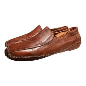 Pikolinos Men’s Leather Slip On Loafers Brown Size 10 Driver’s Moccasins